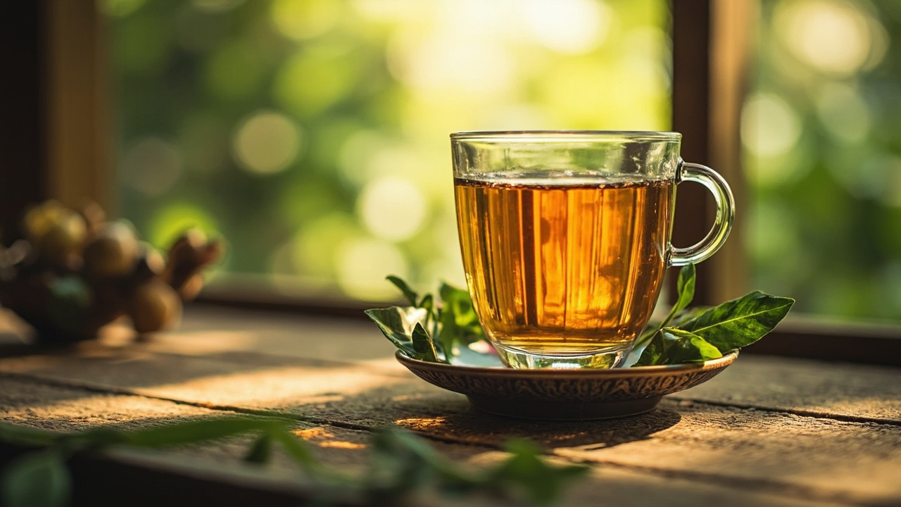早红茶、午乌龙茶与晚花茶饮用时间示意图