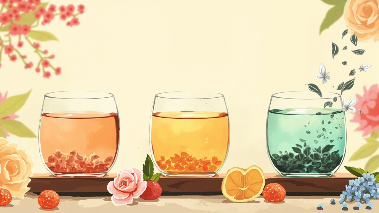 睡前一杯温热无咖啡因花草茶